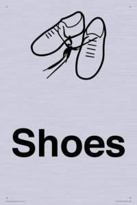Dementia shoes sign